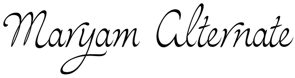 Maryam Alternate Font