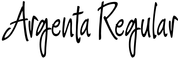 Argenta Regular Font