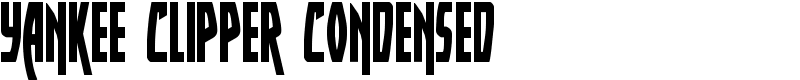 Yankee Clipper Condensed Font