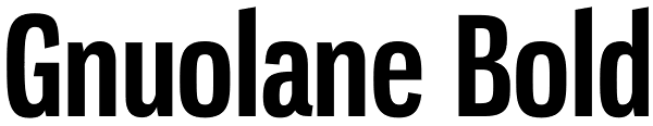 Gnuolane Bold Font