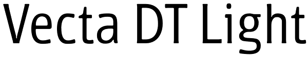 Vecta DT Light Font