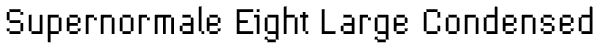 Supernormale Eight Large Condensed Font