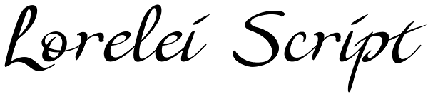 Lorelei Script Font