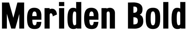 Meriden Bold Font