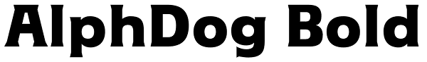 AlphDog Bold Font