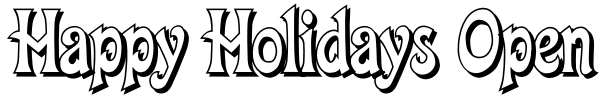 Happy Holidays Open Font