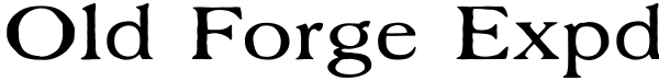 Old Forge Expd Font