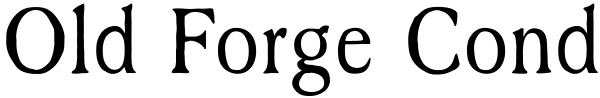 Old Forge Cond Font