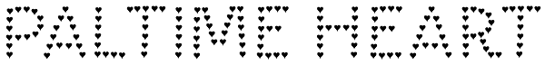 Paltime Heart Font