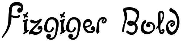 Fizgiger Bold Font