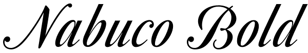 Nabuco Bold Font