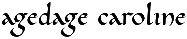 Agedage Caroline Font