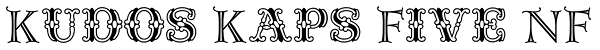 Kudos Kaps Five NF Font