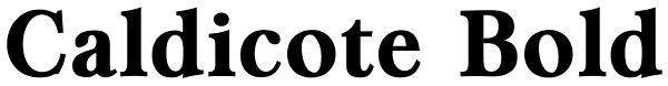 Caldicote Bold Font