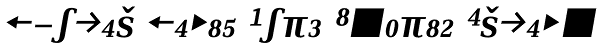 Skopex Serif Bold Italic Expert Font