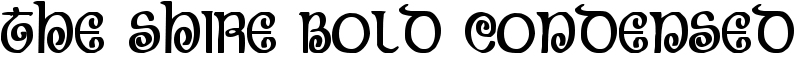 The Shire Bold Condensed Font