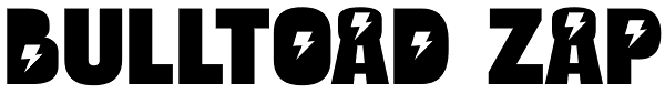 Bulltoad Zap Font