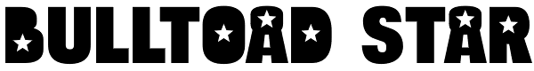 Bulltoad Star Font