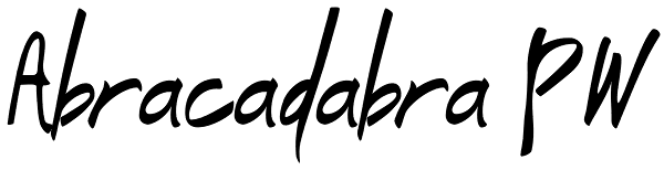 Abracadabra PW Font