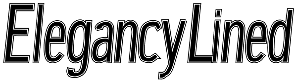 Elegancy Lined Font