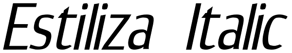 Estiliza Italic Font