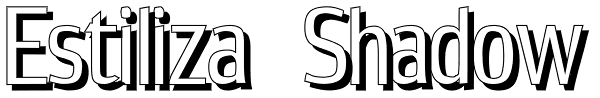 Estiliza Shadow Font