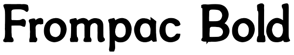 Frompac Bold Font