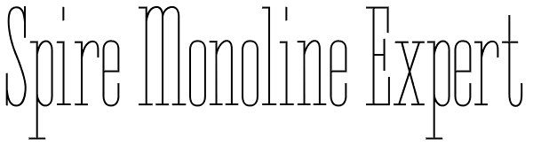 Spire Monoline Expert Font