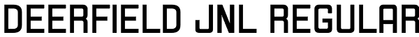 Deerfield JNL Regular Font