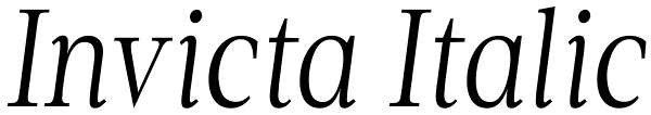 Invicta Italic Font