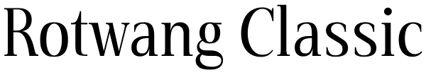 Rotwang Classic Font