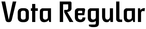 Vota Regular Font