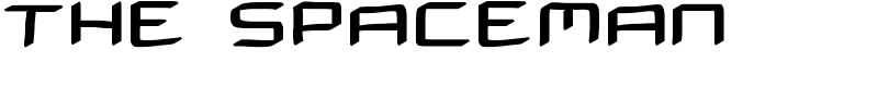 THE SPACEMAN Font