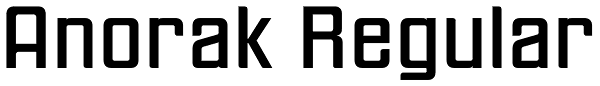 Anorak Regular Font