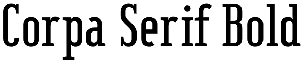 Corpa Serif Bold Font