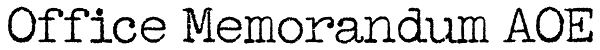 Office Memorandum AOE Font