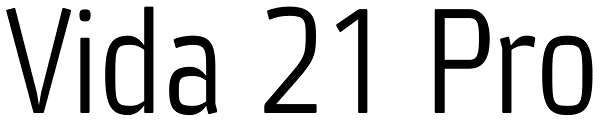 Vida 21 Pro Font