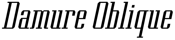 Damure Oblique Font