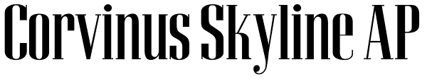 Corvinus Skyline AP Font