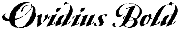 Ovidius Bold Font