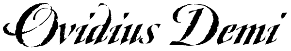 Ovidius Demi Font