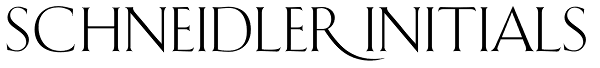 Schneidler Initials Font