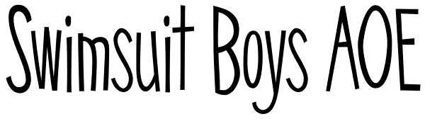 Swimsuit Boys AOE Font