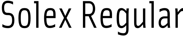 Solex Regular Font