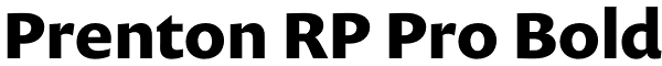 Prenton RP Pro Bold Font