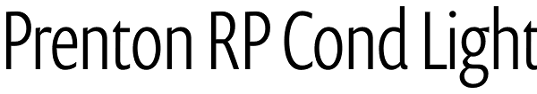 Prenton Rp Font