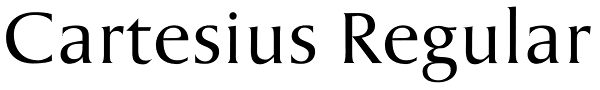 Cartesius Regular Font