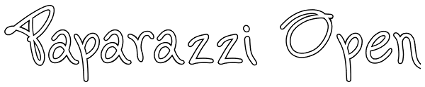 Paparazzi Open Font