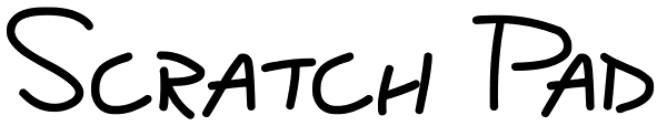 Scratch Pad Font