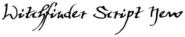 Witchfinder Script New Font